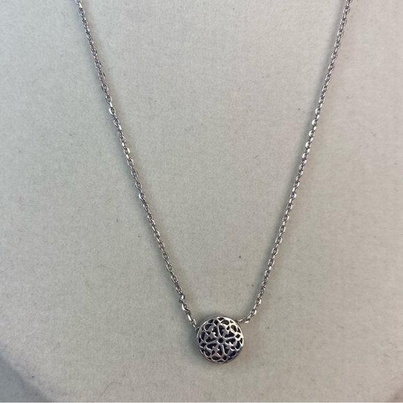 Brighton Ferrara Silver Tone Necklace Silver Plated - Picture 2 of 4